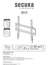 Sanus Secura QLL12 Manual