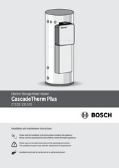 Bosch CascadeTherm Plus CT132-1315SS User Manual