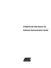 Atmel AT89STK-06 CAN Software Demonstration Manual