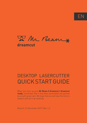 Mr Beam II dreamcut Quick Start Manual