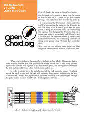 OpenChord V1 Quick Start Manual