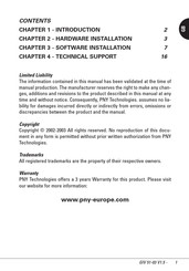PNY VERTO Installation Manual