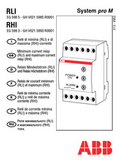 ABB System pro M RLI Manual