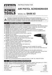 Sealey SA58.V2 Instructions