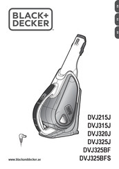 Black+Decker Dustbuster DVJ215J Original Instructions Manual
