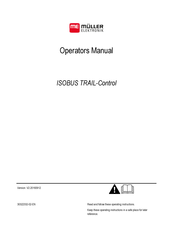 Muller Elektronik ISOBUS TRAIL-Control Operator's Manual