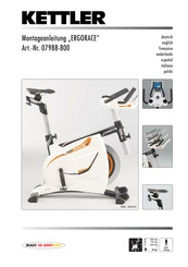 Kettler ERGORACE 07988-800 Assembly Instructions Manual