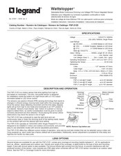 LEGRAND Wattstopper FSP-212D Manual