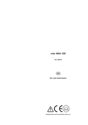 Ruby 48bh 3SD Use And Maintenance