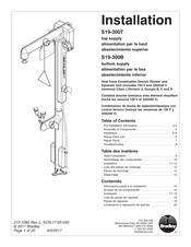 Bradley S19-300B Installation Manual