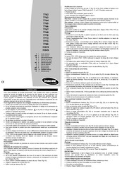 Invacare 7772 User Manual