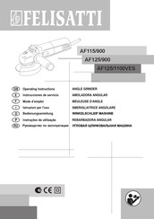 Felisatti AF125/1100VES Operating Instructions Manual