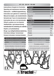 Tractel HT R Operating And Maintenance Instructions Manual
