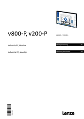 Lenze V80GBS Series Mounting Instructions