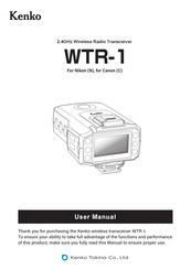 Kenko WTR-1C User Manual