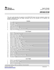 Texas Instruments DRV601EVM User Manual