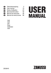 Zanussi ZEG3915 User Manual