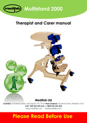 Medifab Multistand 2000 Therapist And Carer Manual