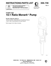 Graco Monark A Series Instructions-Parts List Manual