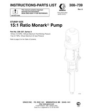 Graco Monark 239-327 Instructions-Parts List Manual