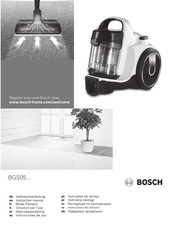 Bosch BGS05 Series Instruction Manual