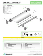 Draper SKYLIGHT 2 FLEXSHADE Instructions Manual