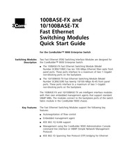 3Com 100BASE-FX DISTANCE EXTENDER Quick Start Manual