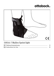 Otto Bock Malleo Sprint light Instructions For Use Manual