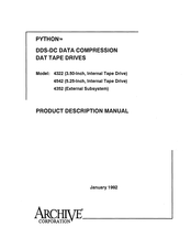 Archive PYTHON 4322 Product Description Manual