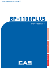 CAS BP-1100PLUS Manual