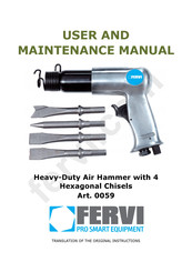 Fervi 0059 Translation Of The Original Instructions
