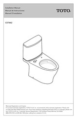 Toto CST442 Installation Manual