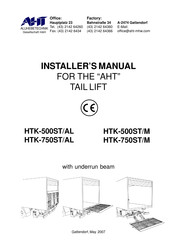AHT HTK-750ST/M Installer Manual
