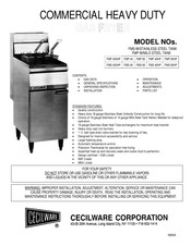 Cecilware FMS 40-CE Manual