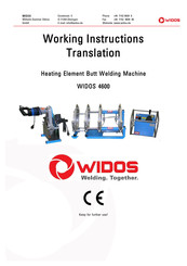 widos 4600 Working Instructions Translation