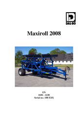DAL-BO Maxiroll 1030 2008 Manual