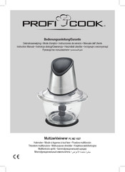 Profi Cook PC-MZ 1027 Instruction Manual