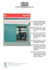 DITEC Dod123 Installation And Maintenance Manual