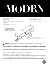 MoDRN 8682M Assembly Instructions Manual
