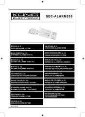Konig SEC-ALARM200 Manual