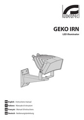 Videotec geko irn Instruction Manual