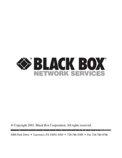 Black Box Surge Protector-Telco Manual