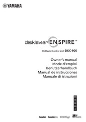 Yamaha Disklavier ENSPIRE DKC-900 Owner's Manual