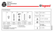 LEGRAND In One Celiane 672 15 Manual