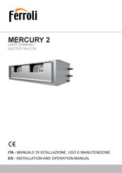 Ferroli MERCURY 2 Installation And Operation Manual