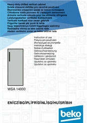 Beko WSA 14000 Instructions Of Use