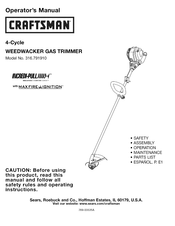 Craftsman INCREDI-PULL 316.791910 Operator's Manual