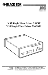 Black Box V.35 256/ST Series Manual