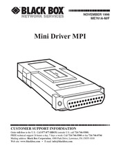 Black Box ME761A-M Manual