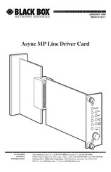 Black Box Async MP Line Driver Card Manual